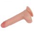 Lovetoy Nature Cock - divslāņu reālistisks dildo - 18 cm (dabīgs)