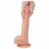 Lovetoy Nature Cock - piesūcekņa reālistisks dildo - 21cm (dabīgs) 