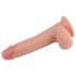 Lovetoy Dabas Gailis - divkāršs reālistisks dildo - 20cm (dabīgs)