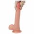 Lovetoy Dabas Gailis - divkāršs reālistisks dildo - 20cm (dabīgs)