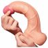 Lovetoy Nature Gaiļa - divslāņu dabīgs dildo - 25cm (dabisks)