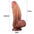 Lovetoy - divslāņu reālistiska dildo - 26cm (dabīgs) 