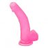 Lovetoy Jelly Studs - ar pamatni reālistisks dildo - 20 cm (rozā)