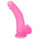 Lovetoy Jelly Studs - ar pamatni reālistisks dildo - 20 cm (rozā)