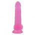 Lovetoy Jelly Studs - ar pamatni reālistisks dildo - 20 cm (rozā)