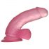 Lovetoy Jelly Studs - piepamatni dzīvs dildo - 15cm (rozā)