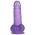 Lovetoy Jelly Studs - piesūceknis reālistiskais dildo - 15cm (violetais)