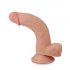 Lovetoy Sliding-Skin - divslāņu piesūcekņa dildo - 21cm (dabīgs) 