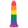 Lovetoy Prider - dabīgs dildo - 19cm (varavīksnes) 