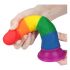 Lovetoy Prider - realistliks dildo - 19cm (varavīksne)