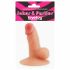 Lovetoy - piesūcekņa telefona turētājs - mini dildo (dabīgs) 