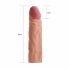 Lovetoy Pleasure X-tender - dzimumlocekļa apvalks - 19cm (dabīgs) 