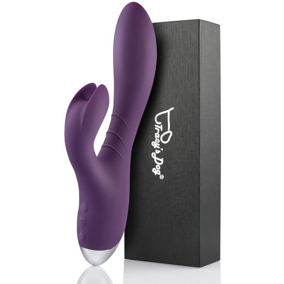 Tracy's Dog Rabbit - ūdensizturīgs, uzlādējams klitora stimulācijas vibrators (violets) 