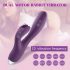 Tracy's Dog Rabbit - ūdensizturīgs, uzlādējams klitora stimulācijas vibrators (violets) 