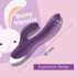 Tracy's Dog Rabbit - ūdensizturīgs, uzlādējams klitora stimulācijas vibrators (violets) 