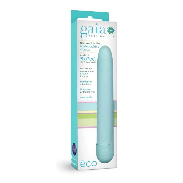 Gaia Eco L - videi draudzīgs vibrators (zils) - liels 