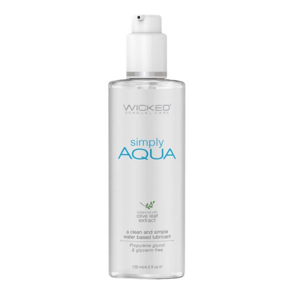 Wicked Simple Aqua - 100% vegāns lubrikants (120ml) 