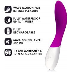   LELO Mona Wave - ūdensizturīgs G-punkta vibrators (violets)