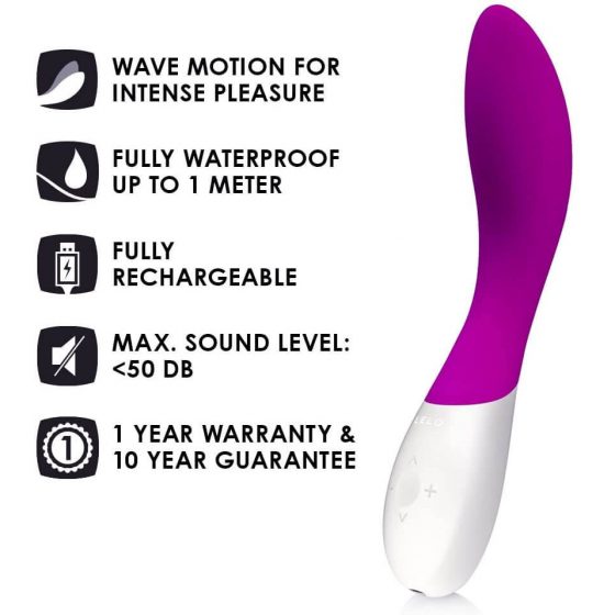 LELO Mona Wave - ūdensizturīgs G-punkta vibrators (violets)