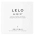 LELO Hex Original - luksusa prezervatīvs (3gab) 