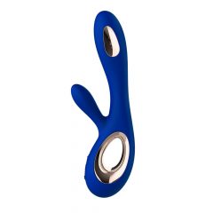   LELO Soraya Wave - uzlādējams, klitora stimulējošs, zondējošs vibrators (zils)