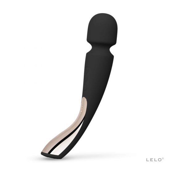 LELO Smart Wand 2 - vidēja izmēra - uzlādējams, masāžas vibrators (melns)