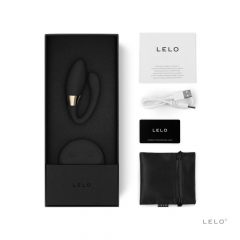 LELO Tiani Duo - silikona pāru vibrators (melns)