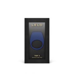   LELO Tor 3 - akumulatora, viedā vibrējošā dzimumlocekļa gredzens (zils)