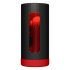 LELO F1s V3 XL - interaktīvs masturbators (melns-sarkans)