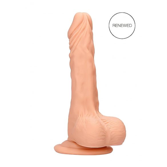 RealRock Dong 9 - reālistisks, ar sēkliniekiem dildo (23 cm) - dabīgs 