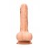 RealRock Dong 9 - reālistisks, ar sēkliniekiem dildo (23 cm) - dabīgs 