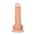 RealRock Dong 9 - reālistisks, ar sēkliniekiem dildo (23 cm) - dabīgs 