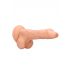 RealRock Dong 9 - reālistisks, ar sēkliniekiem dildo (23 cm) - dabīgs 