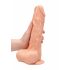 RealRock Dong 10 - reālistisks dildo ar sēkliniekiem (25cm) - dabīgs 