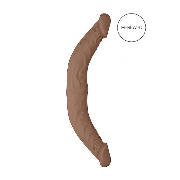 RealRock Double Dong 14 - dubults dildo (36 cm) - tumši naturāls 