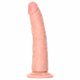 RealRock Slim - ar piesūcekni, realistisks dildo - 15,5cm (dabīgs) 