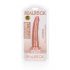 RealRock Slim - ar piesūcekni, realistisks dildo - 15,5cm (dabīgs) 