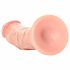 RealRock - piesūcekņa realistisks dildo - 15,5cm (dabīgs) 