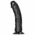 RealRock - reālistisks piesūcekņa dildo - 15,5cm (melns) 