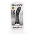 RealRock - reālistisks piesūcekņa dildo - 15,5cm (melns) 