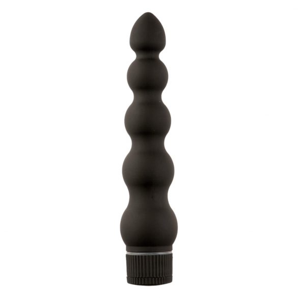 Black Magic 7 - stingrs 5 lodveida anālais vibrators (melns) 