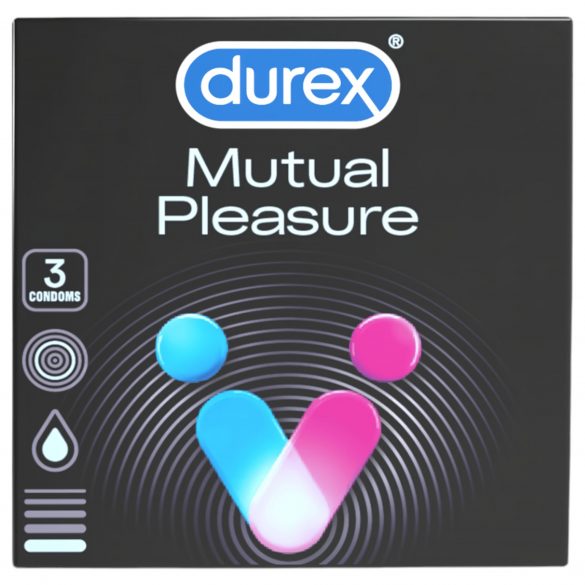 Durex Mutual Pleasure – prezervatīvi (3 gab.)