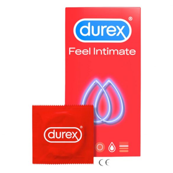 Durex Feel Intimate - plāns prezervatīvs (12 gab.)