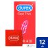 Durex Feel Thin - reālistiskas sajūtas prezervatīvi (12gab) 