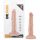 Dr. Skin 5 - pieķeramo pamatnes reālistisks dildo - naturāls (14,5 cm) 