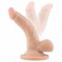 Dr. Skin 4 - piesūceknis, ar sēkliniekiem, dabīgais dildo (12 cm) 