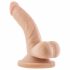 Dr. Skin 4 - piesūceknis, ar sēkliniekiem, dabīgais dildo (12 cm) 