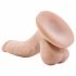 Dr. Skin 4 - piesūceknis, ar sēkliniekiem, dabīgais dildo (12 cm) 