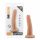 Dr. Skin 5,5 - piesūcekņa dabīgs dildo - smilškrāsa (14cm) 