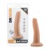 Dr. Skin 5,5 - piesūcekņa dabīgs dildo - smilškrāsa (14cm) 